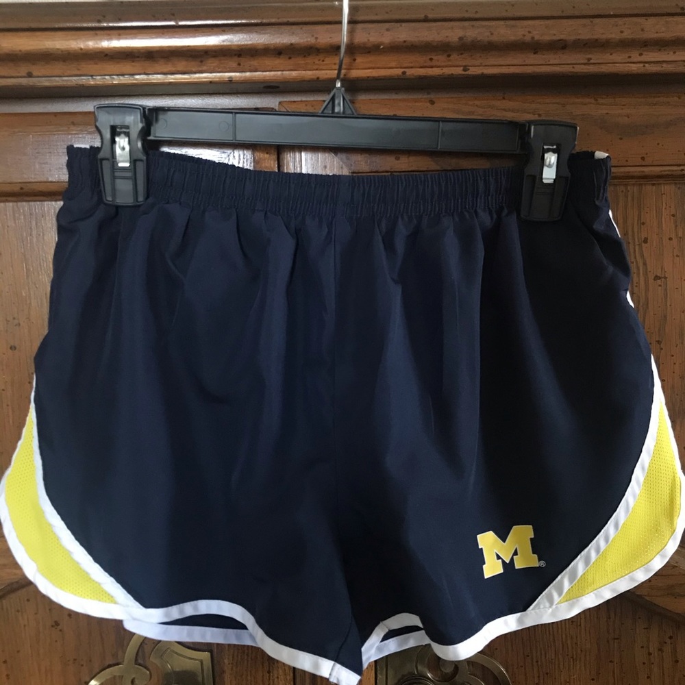 Michigan Blue & Gold Shorts